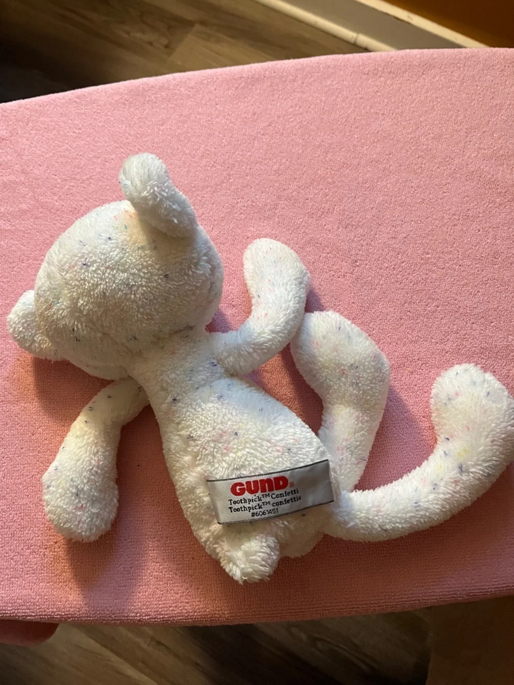 Rare GUND Confetti Toothpick Teddy Bear